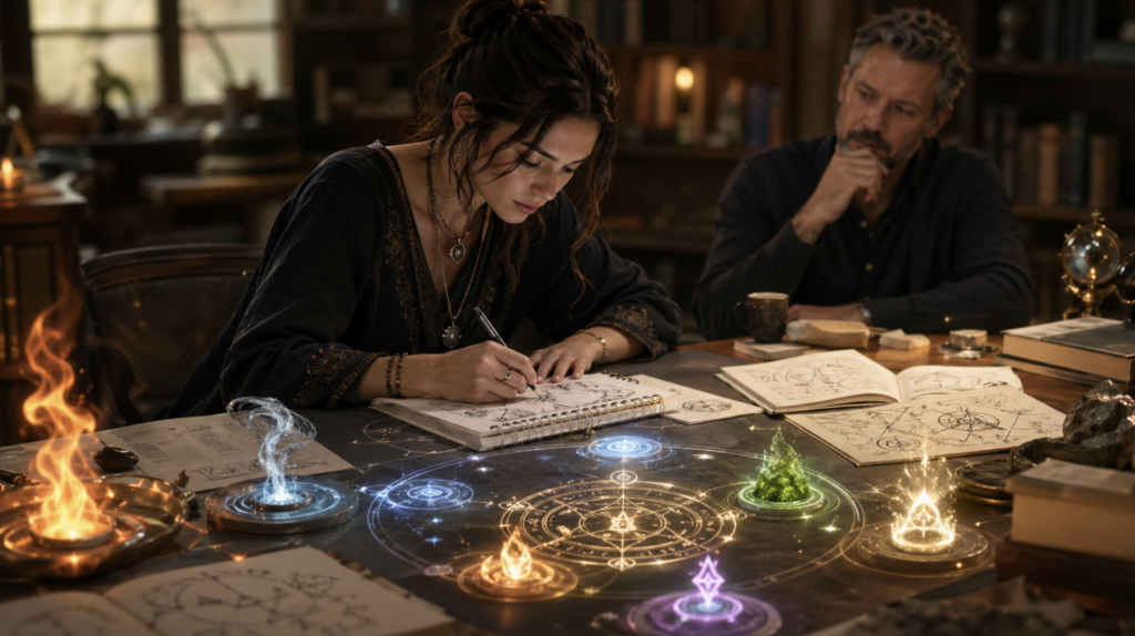 how to write a magic system